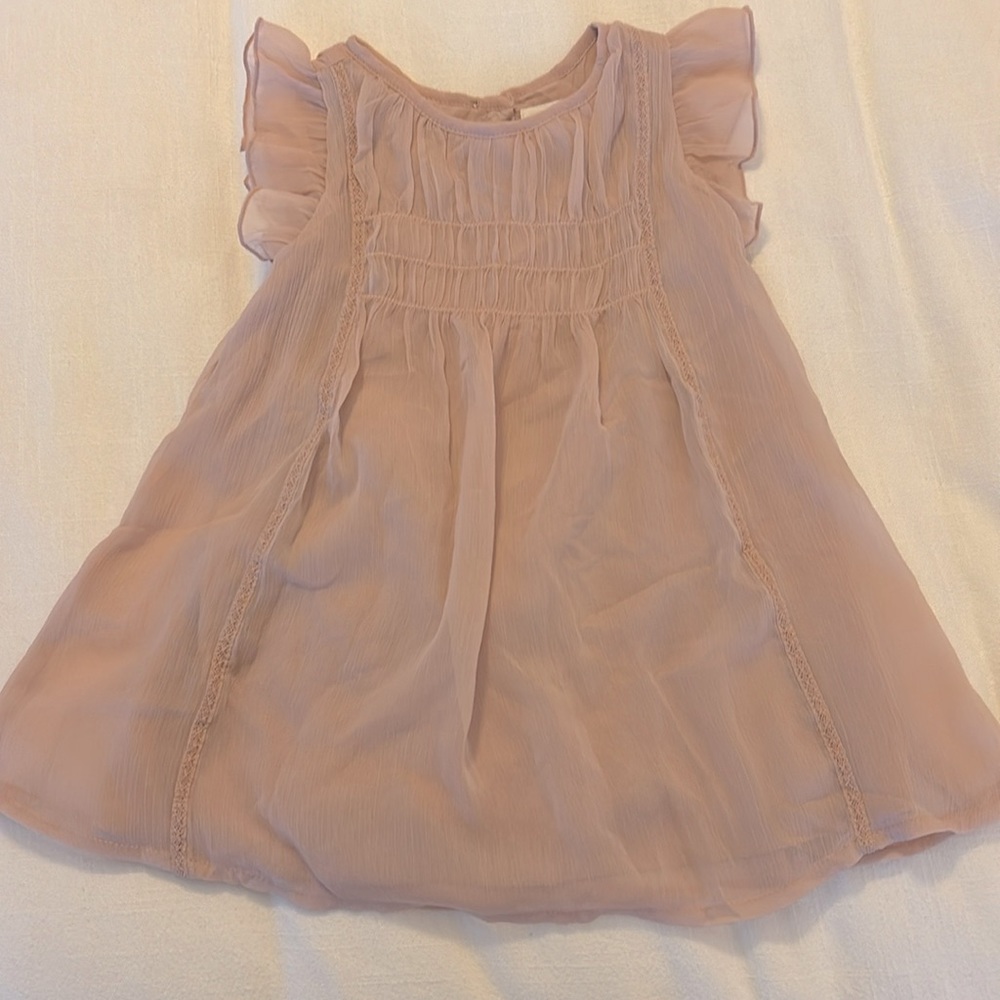Beautiful dusty rose colored baby gap dress new with tags!